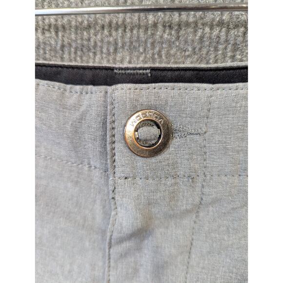 Volcom Shorts Mens 28 (30x9) Gray Surf & Turf Hybrid 4 Way Stretch Chino Skate - Picture 2 of 12
